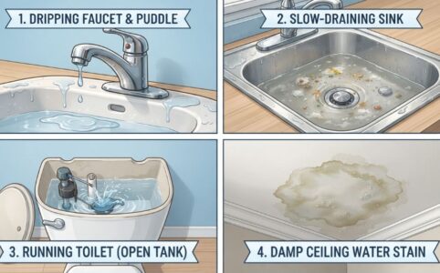 Common plumbing problems homeowners should identify