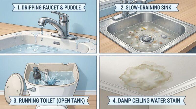 Common plumbing problems homeowners should identify