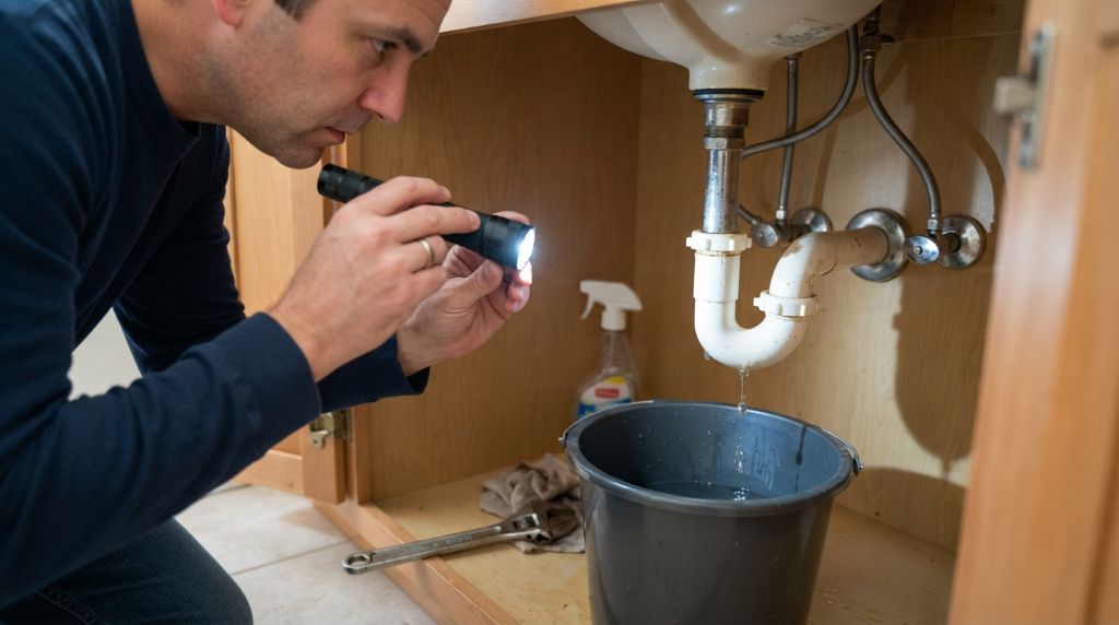Identifying leaks, clogs, and plumbing issues